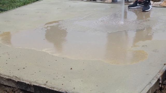 Напольные покрытия в технике мытый бетон. Мастер—класс//Exposed aggregate concrete flooring