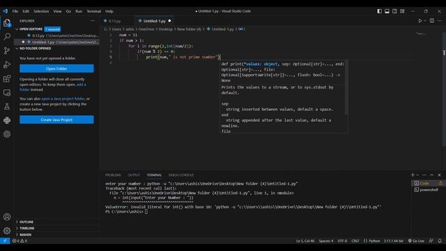 Easy way to find Prime Number in Python in 2 minutes