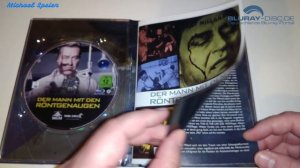 Unboxing DER MANN MIT DEN RÖNTGENAUGEN (Limited Blu-ray/DVD Mediabook Edition) von Hansesound