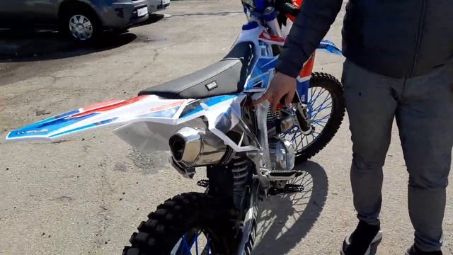 Эндуро мотоцикл WELS MZK250cc смотреть онлайн