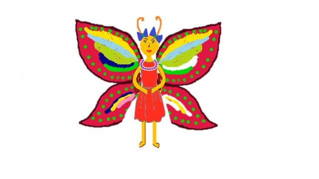 Выбираем наряд для бабочки. Учим цвета. Мультики для детей. смотреть онлайн