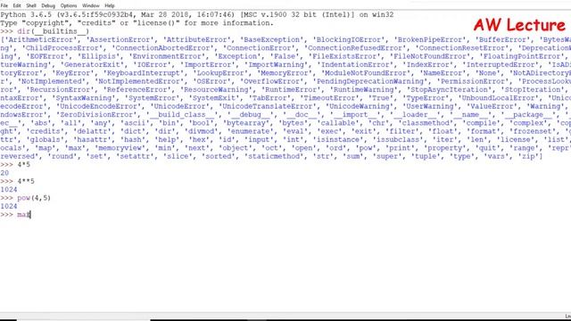 Built In Functions in Python