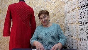 Платье "Галатея". Финал. Мастер-класс по вязанию крючком от О. С. Литвиной.