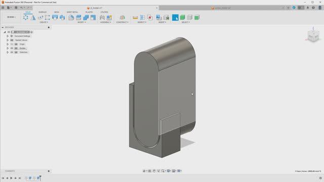 Пошаговое создание 3D модели для печати | Урок Autodesk Fusion