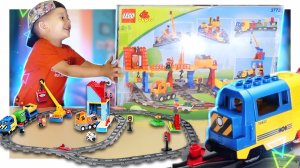 Железная дорога ЛЕГО и редкий поезд! Конструктор 3772 LEGO DUPLO. #legoduplo #lego #лего #игрушки