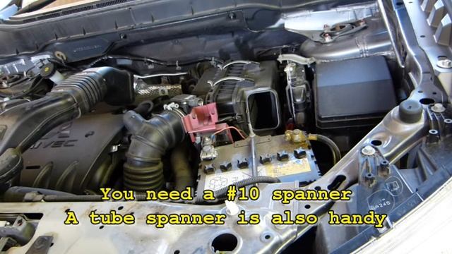 Mitsubishi ASX replace battery смотреть онлайн