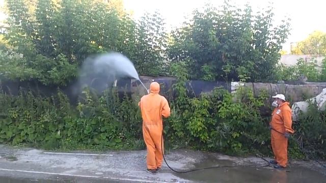Уничтожение нежелательной кустарниковой растительности .ЭкоГард.Новосибирск. смотреть онлайн