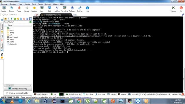 Devops | DockerTutorial | Installation of Docker & Docker Compose| AWS | Ubuntu
