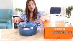 LE CREUSET UNBOXING| Benefits of Cast Iron Cookware| Meredith George ?