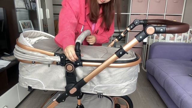 Обзор коляски Luxmom 518 2 в 1|Коляска с Aliexpress|Заказала коляску для малышки с Алиэкспресс смотреть онлайн