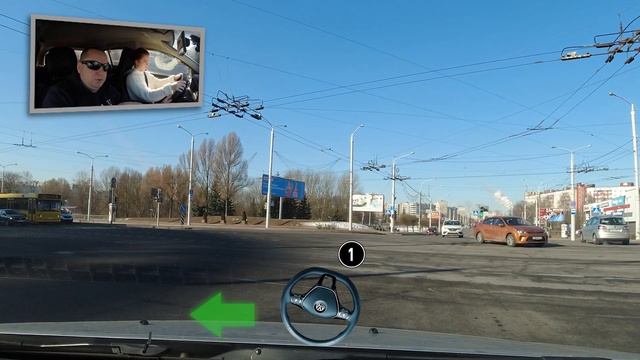 Урок вождения перед экзаменом в ГАИ Семашко г. Минск
