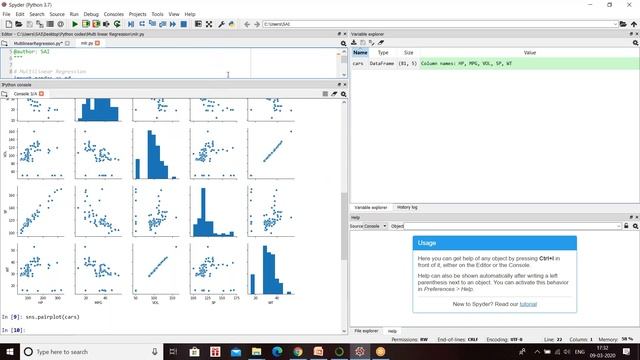 Machine learning topic - Multi linear regression using python. смотреть онлайн