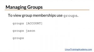 Managing Linux Users and Groups