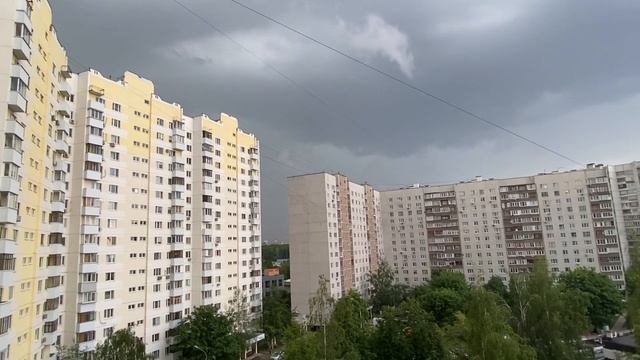 МОЩНАЯ ГРОЗА В МОСКВЕ 1 ИЮНЯ 2023 Г. |1 ЧАСТЬ. смотреть онлайн