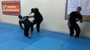 Women Hapkido self-defense training