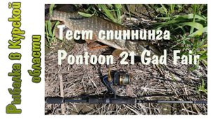 Тест спиннинга Pontoon 21 Gad Fair или щучье рандеву