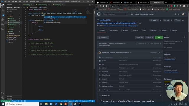 Creating Microsoft Paint using React (2/7) смотреть онлайн
