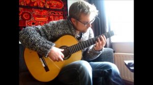 The gladiator on acoustic guitar