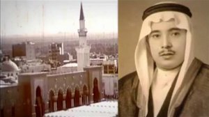 Very beautiful azan 1952 in the Masjid ul Naba Muazzin - Sheikh Abdul Aziz Buxoriy nationality Uzbe