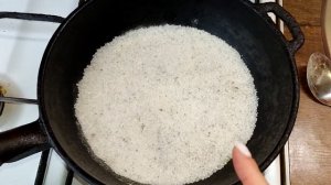СКОРАЯ ПОМОЩЬ! Как спасти чугунную сковородку от пригорания?