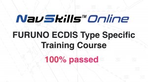 100% - NavSkills Online - FURUNO ECDIS Type Specific Training Course, прохожу тест