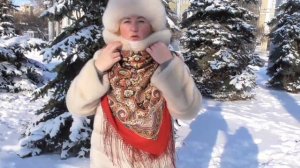 Я накину на себя женское счастье....😀 #павловопосадская#шаль#платок#женское#счастье#намотка