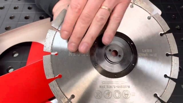 Распаковка алмазных дисков для резчиков Husqvarna K 4000, K 3000 и K 760 Cut-n-Break. смотреть онлайн