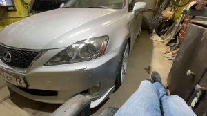 Замена пружин -30 на Lexus IS250. Доработка холодного впуска, обслуживание и поломка.