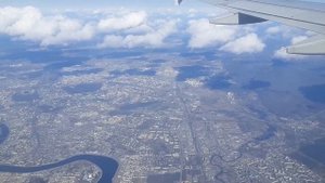 Санкт Петербург с высоты 10 тыс. метров.