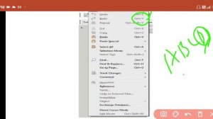 Libre office writer edit menu