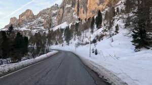 Scenic Roads in the DOLOMITES 4k HDR | (ASMR DRIVING)