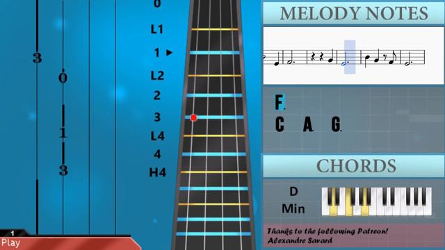 How to play Moon River by Audrey Hepburn on Viola (Tutorial) смотреть онлайн