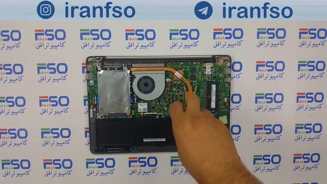 How to open and clean Asus Zenbook Ux310u fan смотреть онлайн