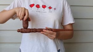 Курительная трубка мира 33 см, ручная работа