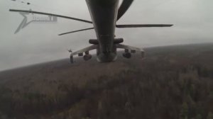 Вертолет Ми 24. Полет и боевые пуски (Mi 24 Helicopter Flights and Firing)