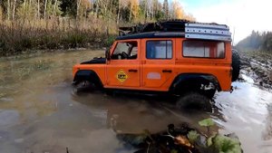ИХ БОЯТСЯ ВСЕ на бездорожье! ... Гелендваген G500 4x4 и Land Rover Defender. RC OFFroad 4x4