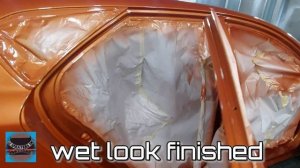 ''Refinishing" Kia Cerato hatchback, paint code O9.