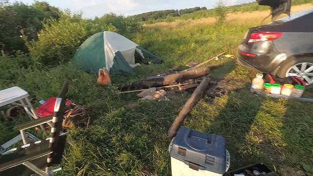 Отдых и рыбалка июль 2018, ч.3 река Кама