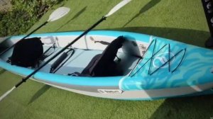 Каяк из трёх камер высокого давления по технологии Drop Stitch- это водяной спорткар для райдера.