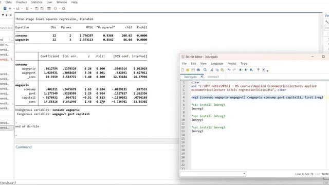 Explained Three Stage Least Square Method & Diagnostics #econometrics #2023 смотреть онлайн