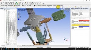 Rigid Body Dynamics on 4 Blades Rotor Mechanism of Chopper in Ansys Workbench