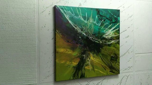 Интерьерная картина, холст на подрамнике размера 70х70, акрил смотреть онлайн