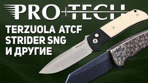 Автоматические складные ножи Pro-Tech - Terzuola ATCF, Strider SNG и еще много нового!