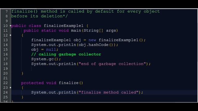 Java-    finalize()    in JAVA in Detail with example (മലയാളത്തിൽ)