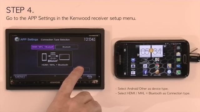 Kenwood Smartphone Control Setup for Android смотреть онлайн