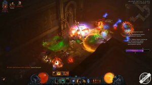 Diablo 3: варвар Яростный рывок в сете Бессмертного короля + Наследие Рекор 2.6.1