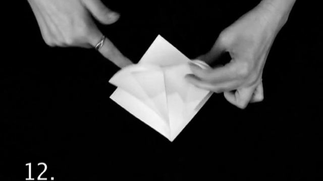 Как сложить журавлика из листа бумаги смотреть онлайн