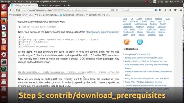 Install GCC From Source Code смотреть онлайн