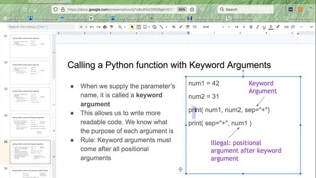 Calling Functions in Python (V2) смотреть онлайн