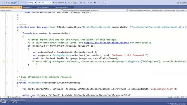 Create First Interactive Chat Bot using Microsoft Bot Framework and .NET Core, Part-01 смотреть онлайн